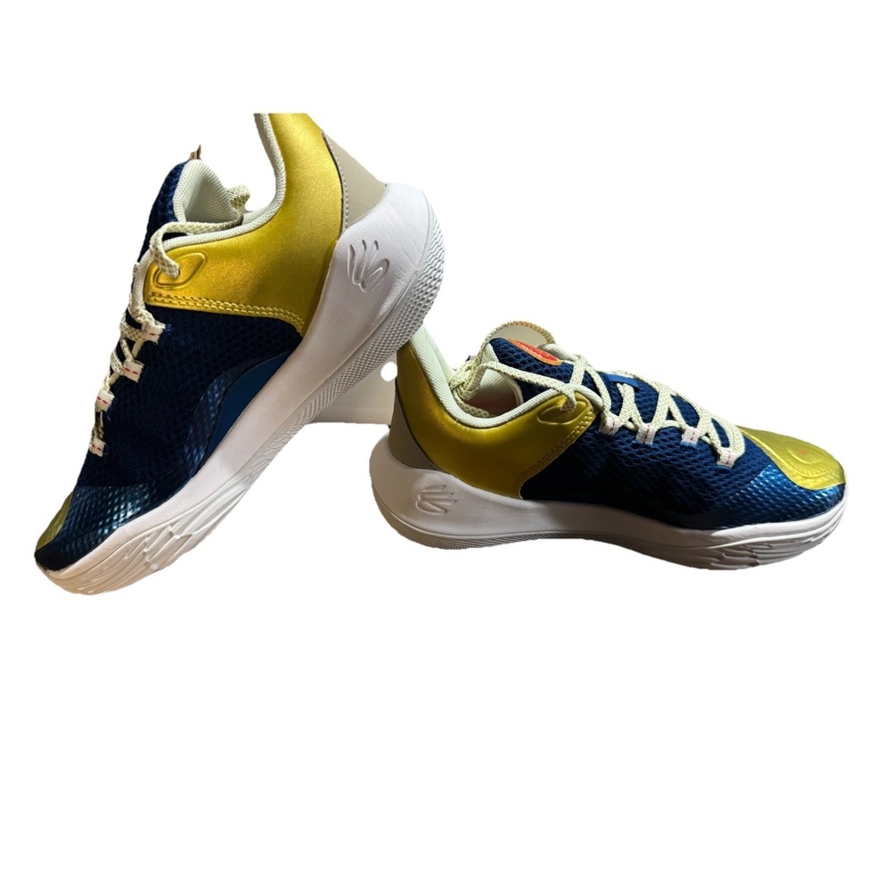 Under Armour GS Curry 11‎ Championship Mindset Sz 7Y Lemon Ice Gold - Picture 5 of 7